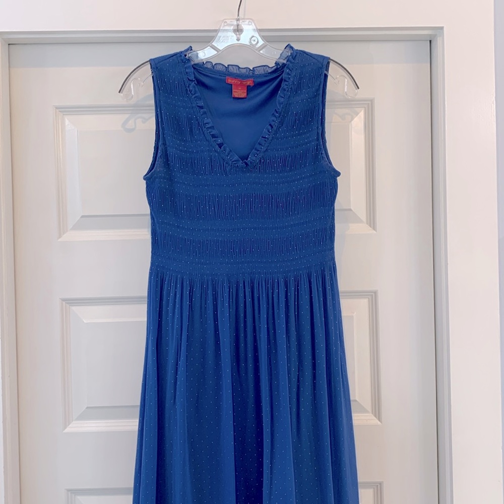 Flowy blue maxi